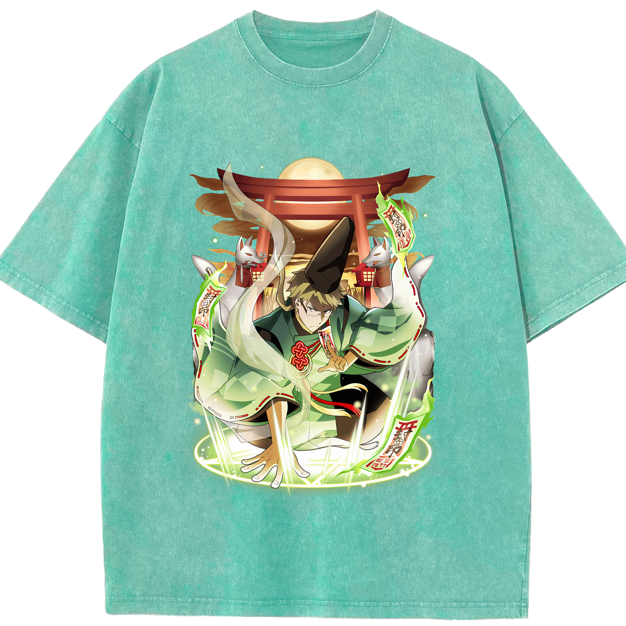 （画像用） 文豪ストレイドッグス Bungo Stray Dogs 綿100% ヴィンテージ風 半袖Tシャツ（フロントプリント）